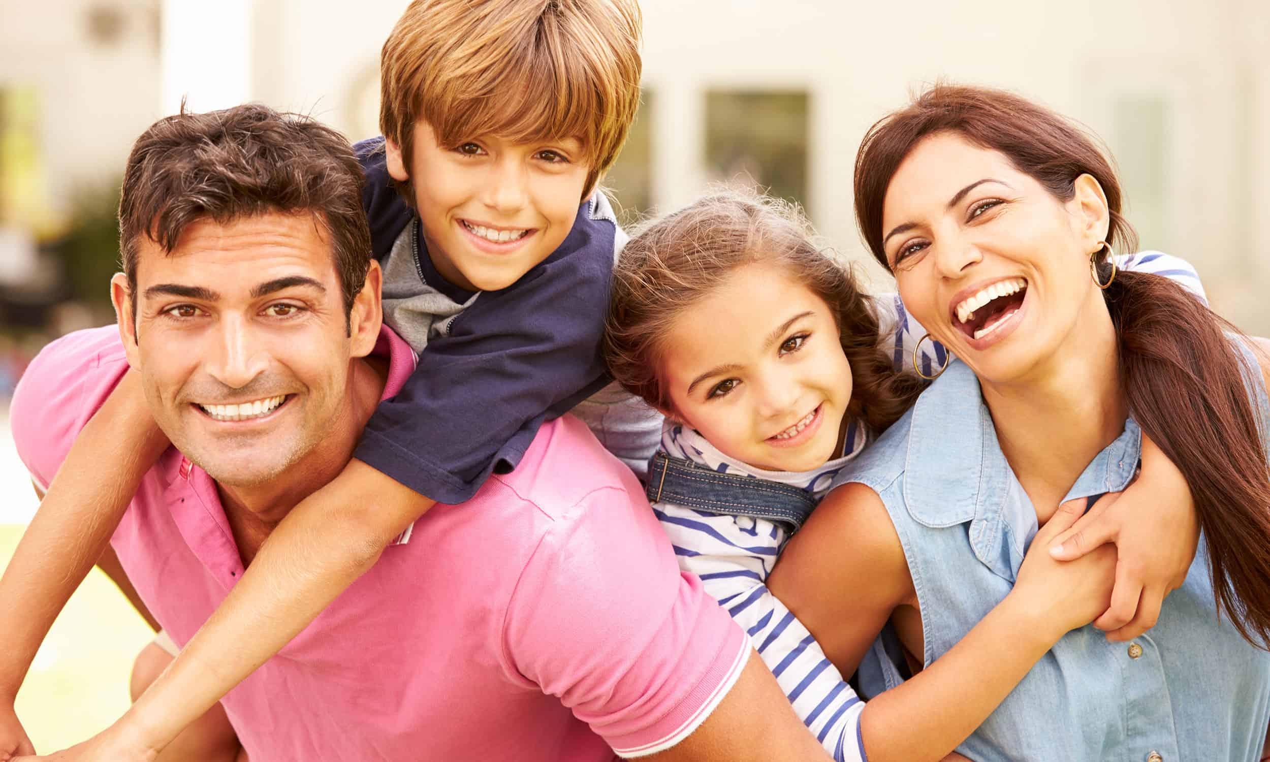 Family Together Smiling