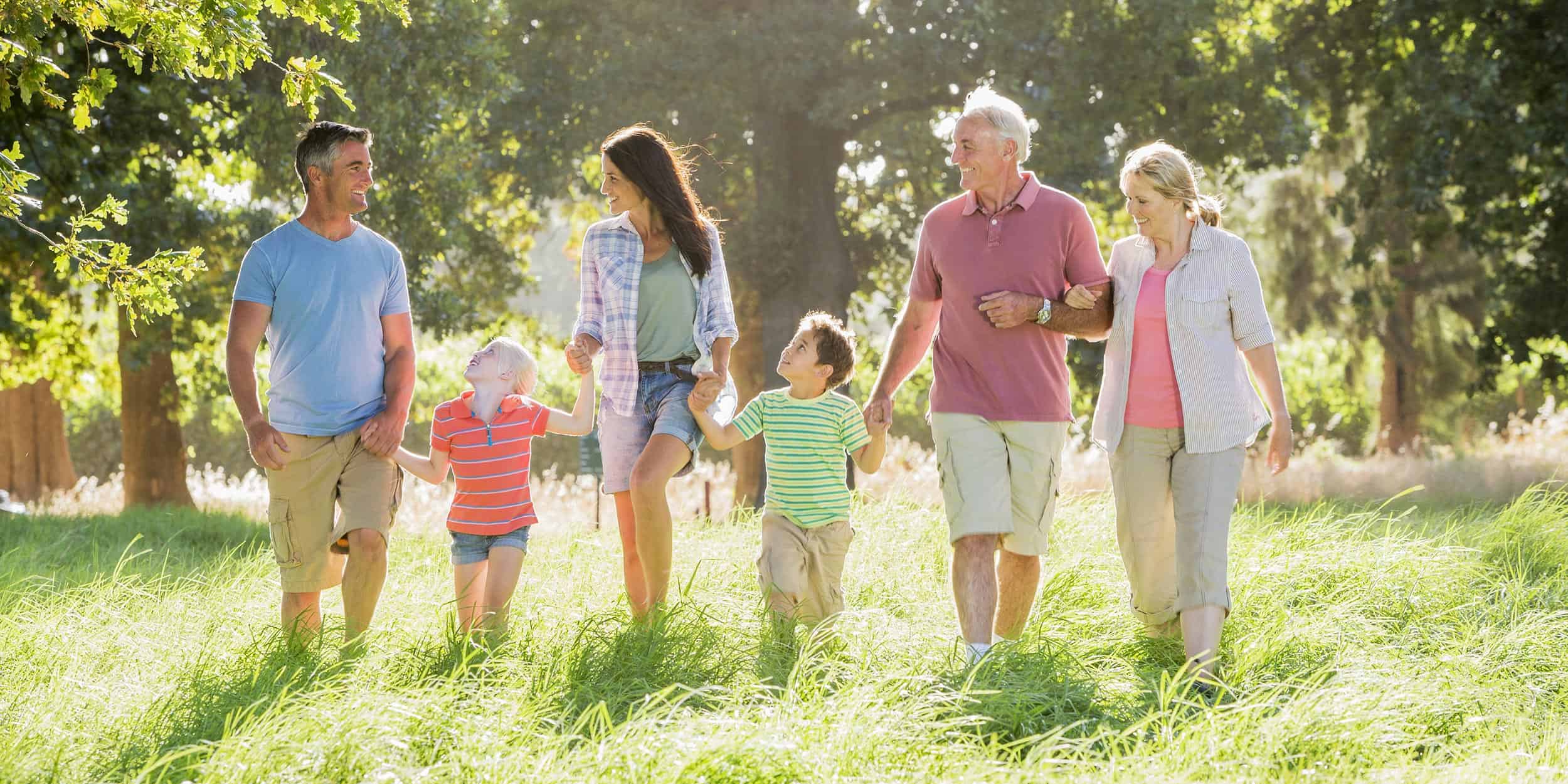 Family Walking Together